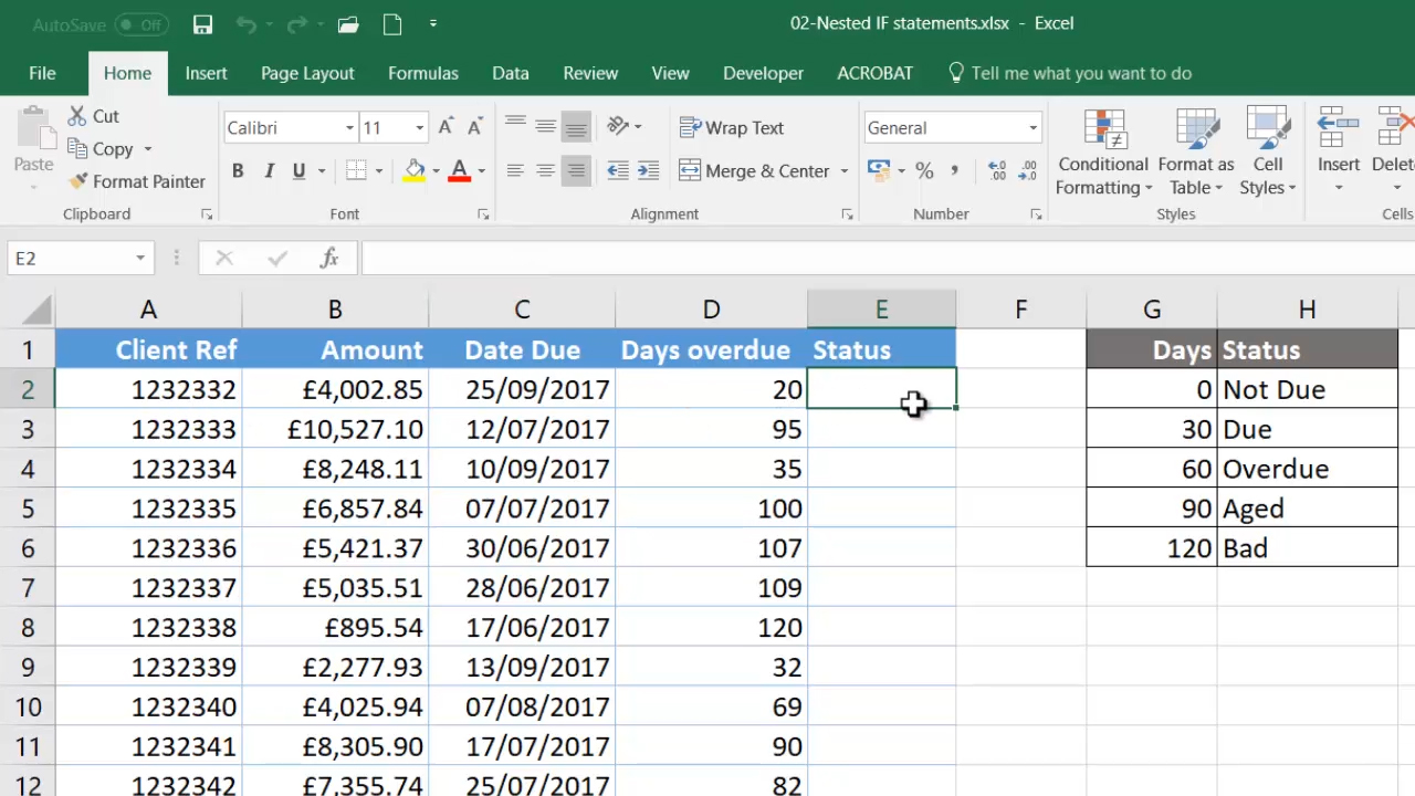 Nested IFs And Russian Dolls G Com Solutions Limited