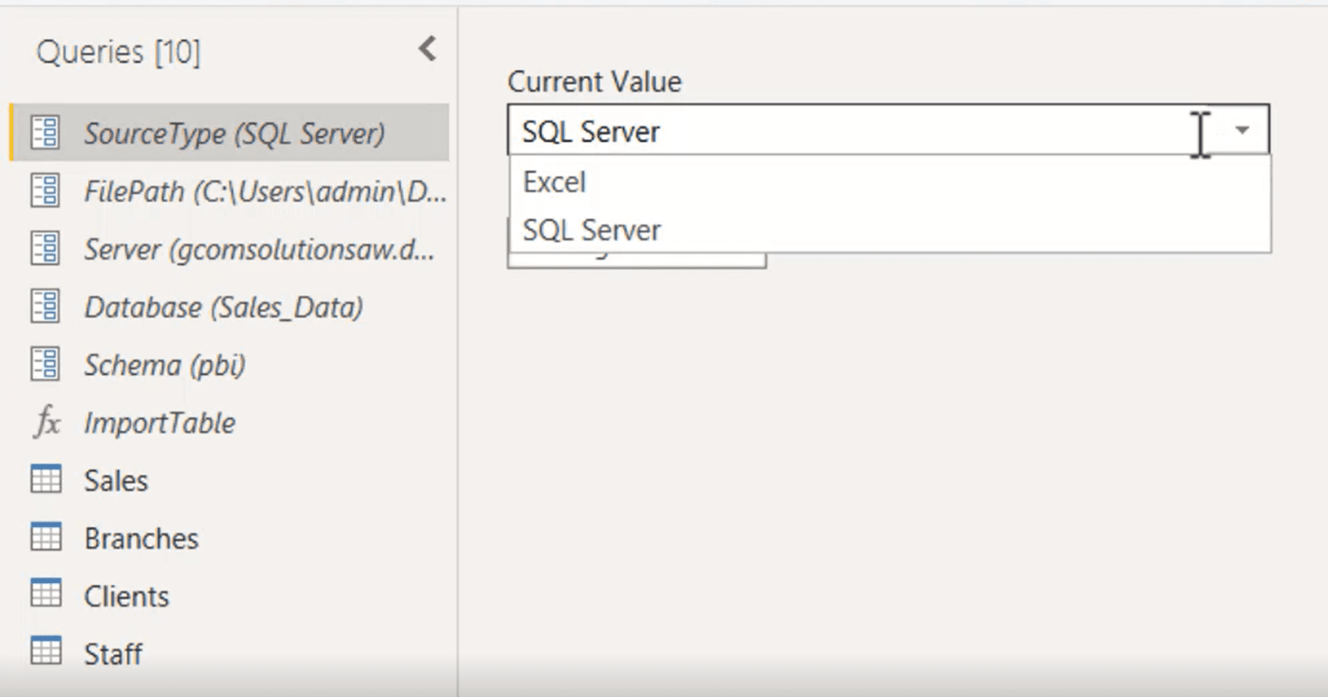 Easily Change All Data Sources from Excel to SQL Server