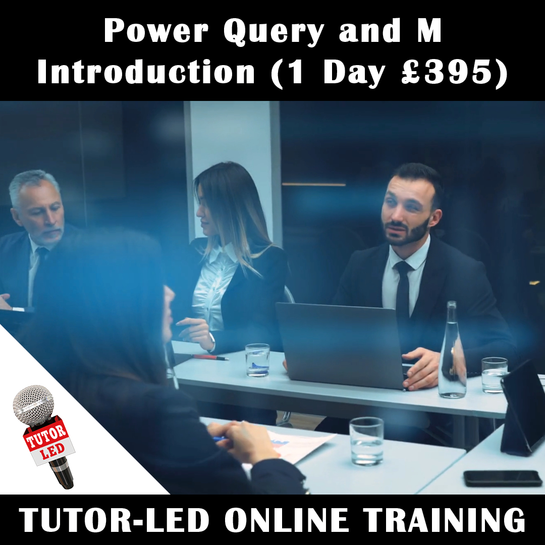 Power Query and M Introduction.